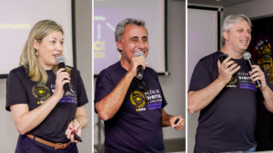 Ellen Galera, Marcelo Duarte e Samy Fidel