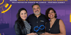equipe de marketing é premiada pela Nova8